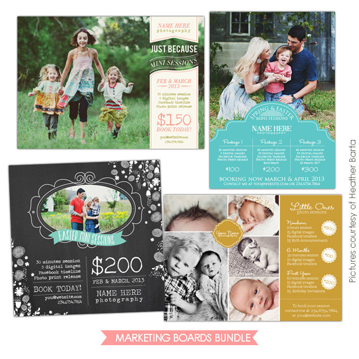 Photography Marketing boards | Splendor Studio