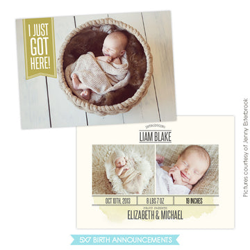 Birth Announcement | Got here