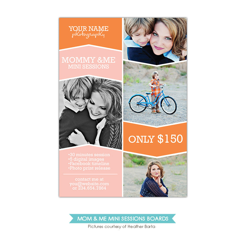 Photography Marketing board | Mom Smiles