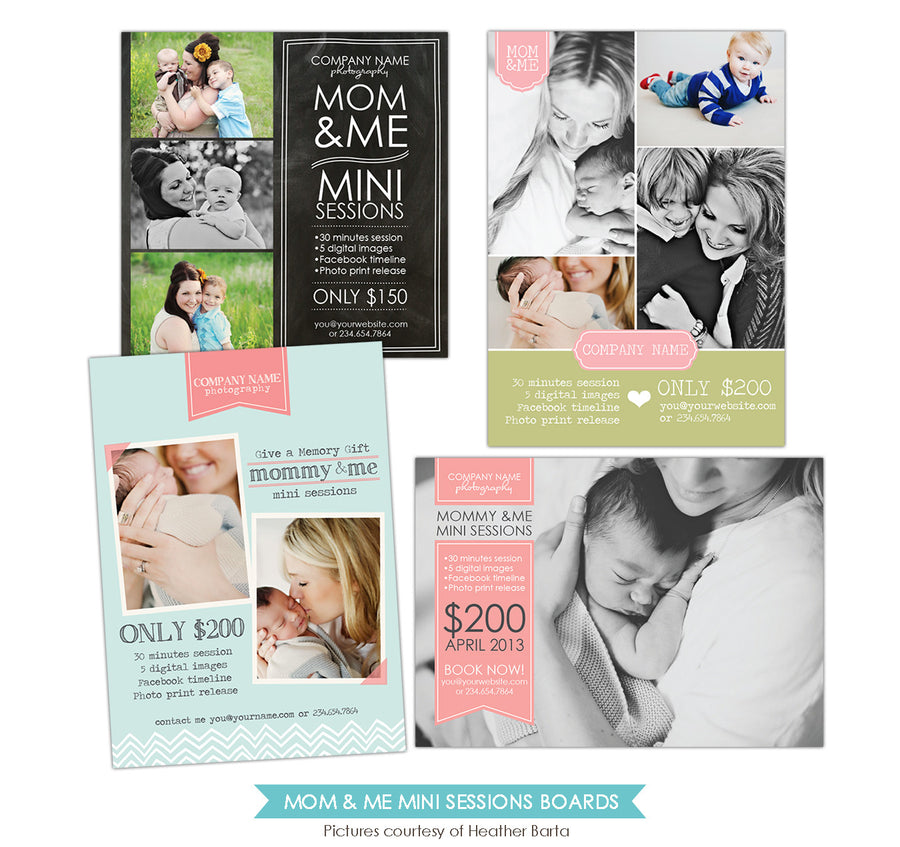 Photography Marketing boards | Modern mom