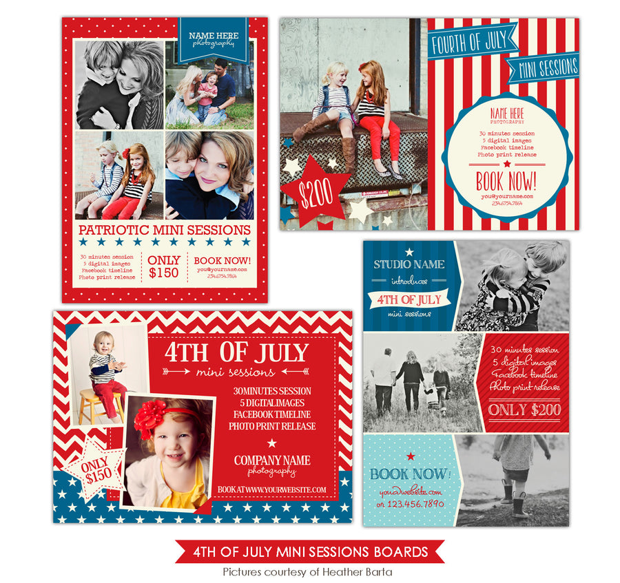 4th of July Marketing boards | Patriotic Pics