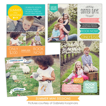 Photography Marketing boards | Summer days