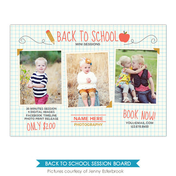 Photography Marketing board | School portraits