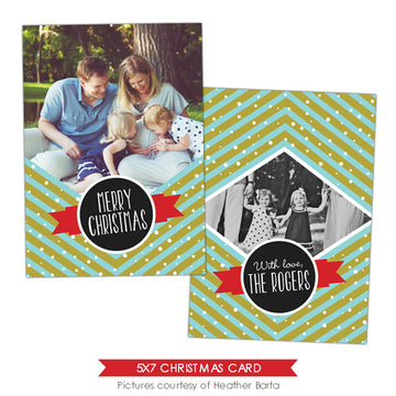 Christmas Photocard Template | Family celebrations