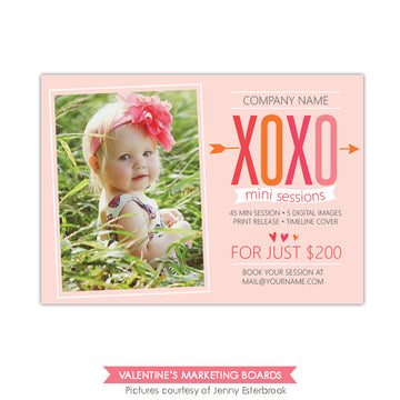 Photography Marketing board | XOXO sessions