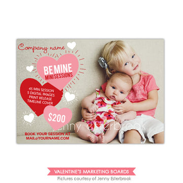 Photography Marketing board | Shining hearts