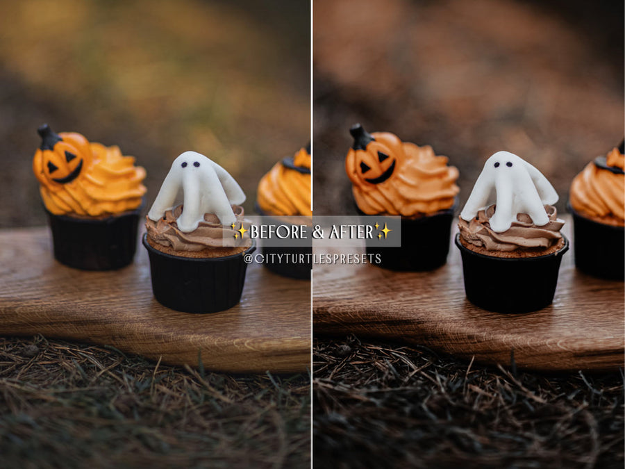 Moody Warm HALLOWEEN Lightroom Presets