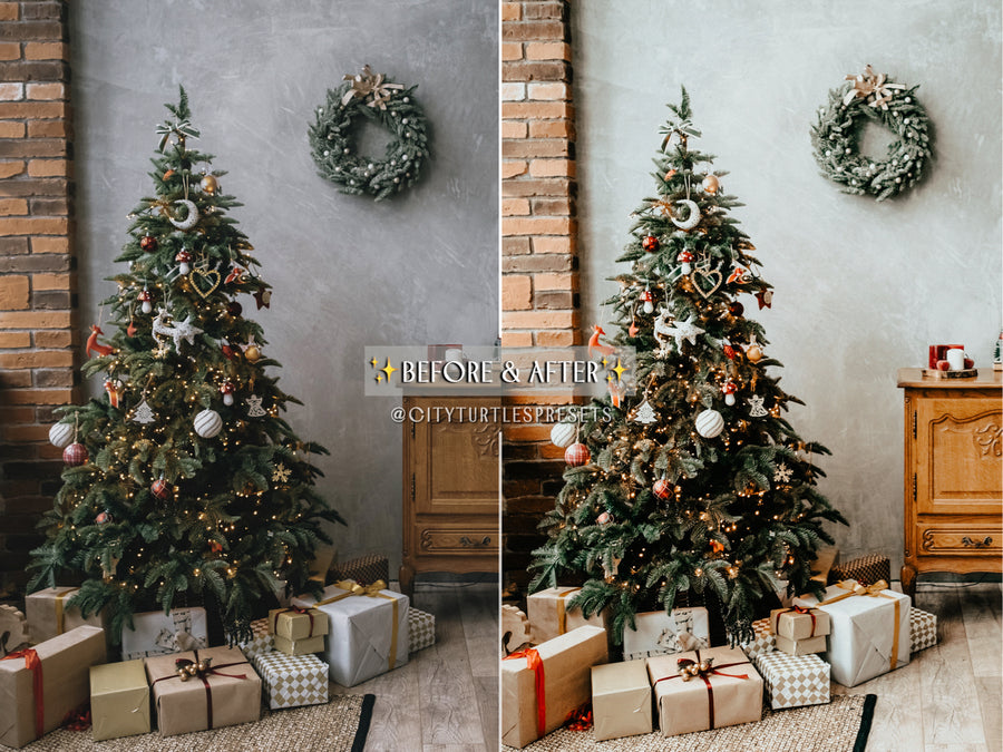 Rich Vibrant HOLLY Holiday Lightroom Presets