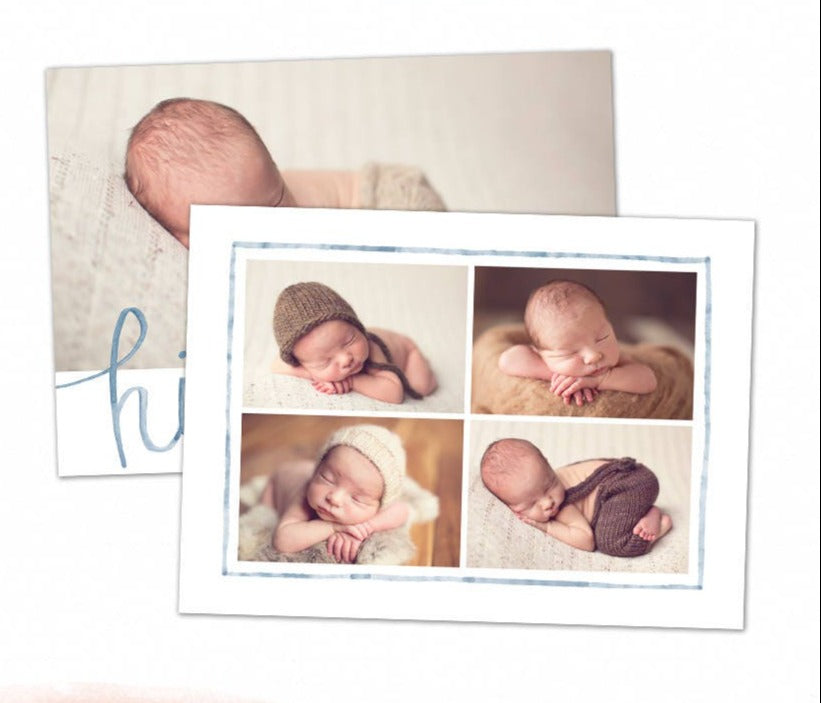 Birth Announcement - 5x7 Card - os22