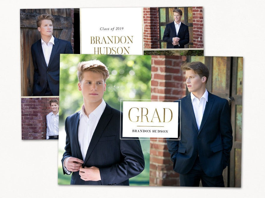 Graduation Announcement - 5x7 Card - os99