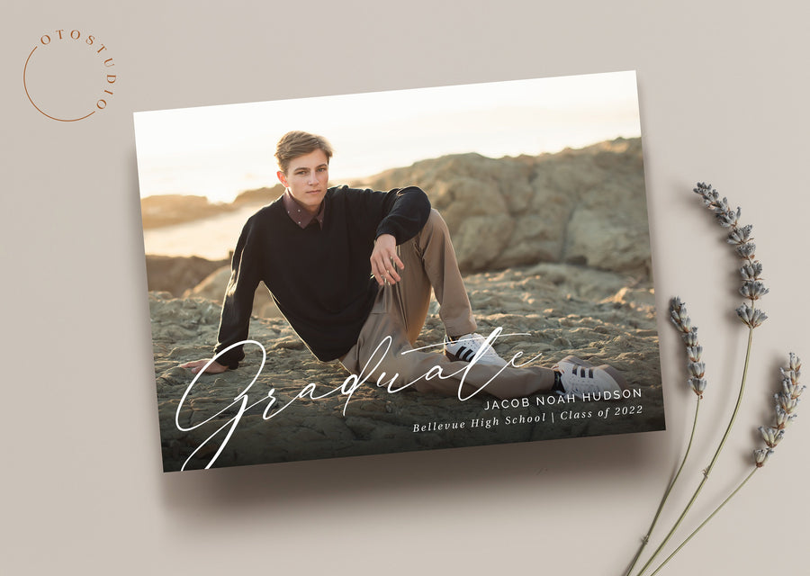 Graduation Announcement - 5x7 Card - os91