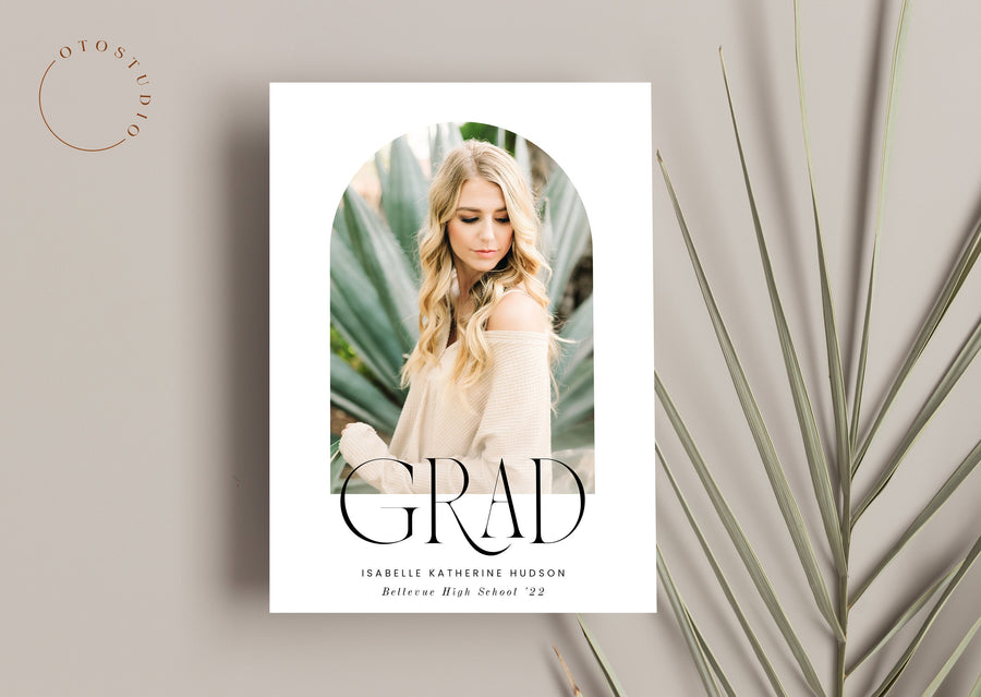 Graduation Announcement - 5x7 Card - os97