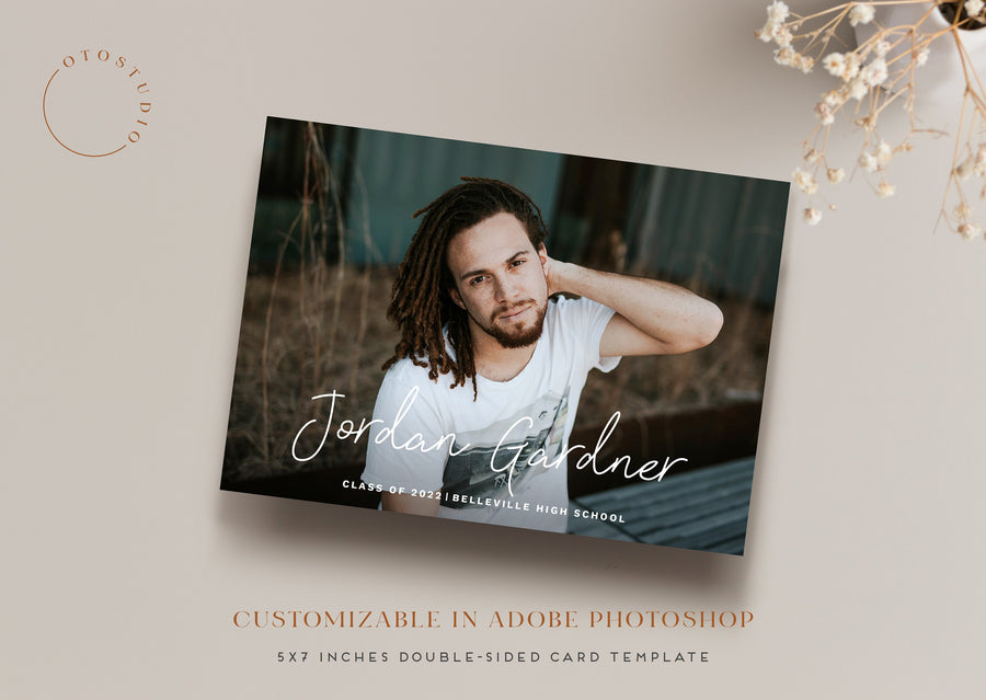 Graduation Announcement - 5x7 Card - os96