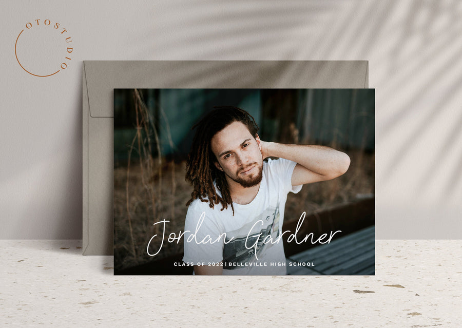 Graduation Announcement - 5x7 Card - os96