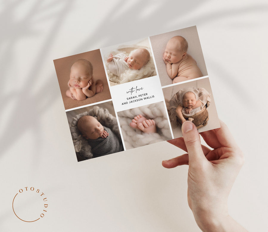 Birth Announcement - 5x7 Card - os03