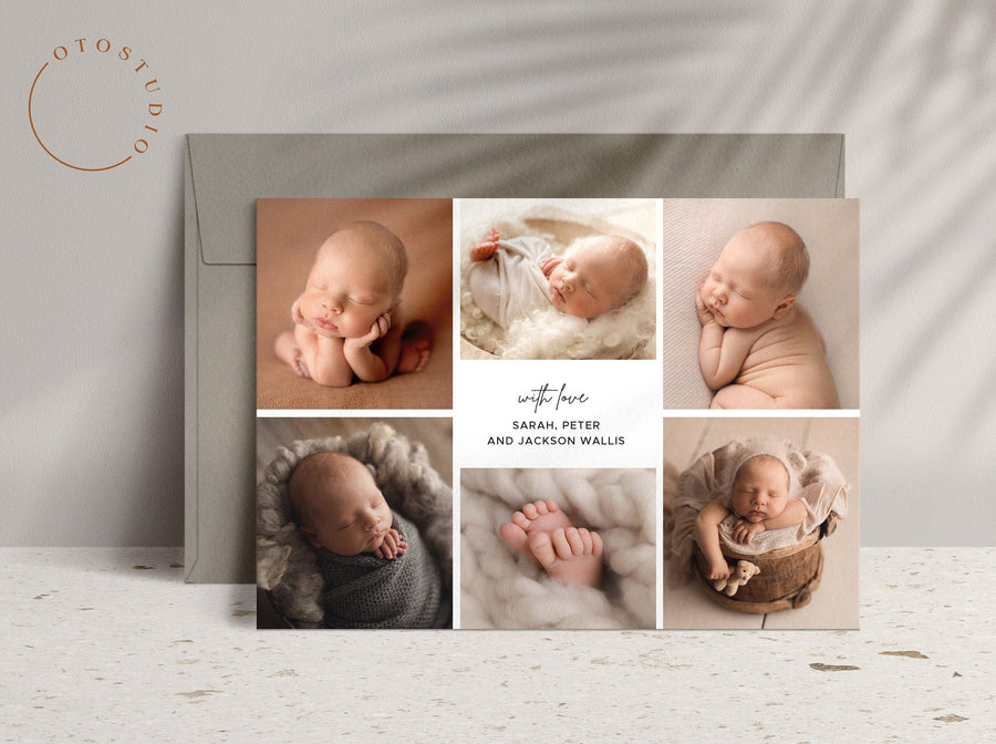 Birth Announcement - 5x7 Card - os03