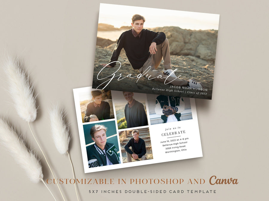 Graduation Announcement - 5x7 Card - os91