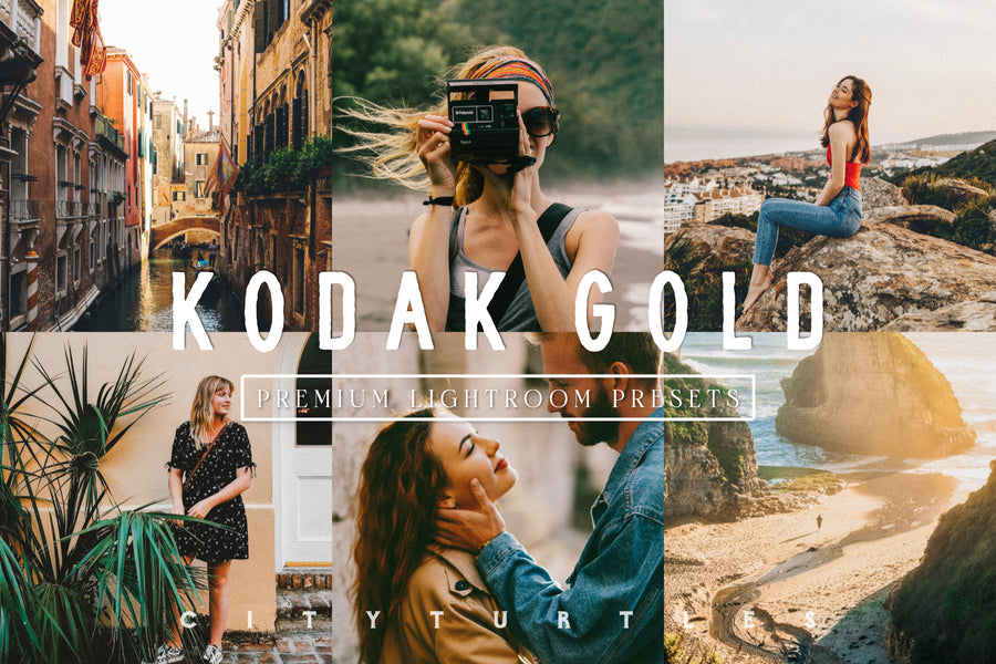 KODAK GOLD Film Travel Lightroom Presets