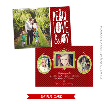 Holiday Photocard Template | Jolly portraits