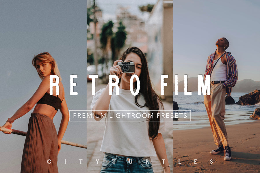 RETRO FILM Cinematic Modern LUTs for Video Editing