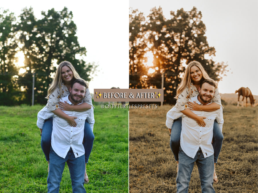 Rustic Fall Moody Warm Outdoor Lightroom Presets