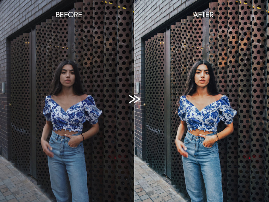 Clean Modern STREET STYLE Editorial Lightroom Presets