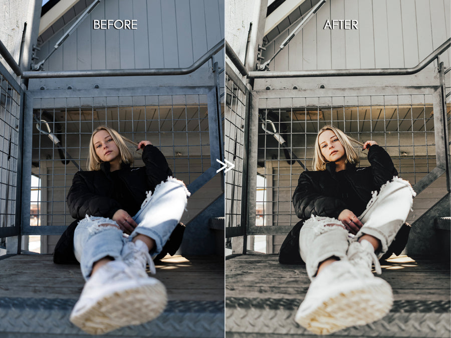 Clean Modern STREET STYLE Editorial Lightroom Presets