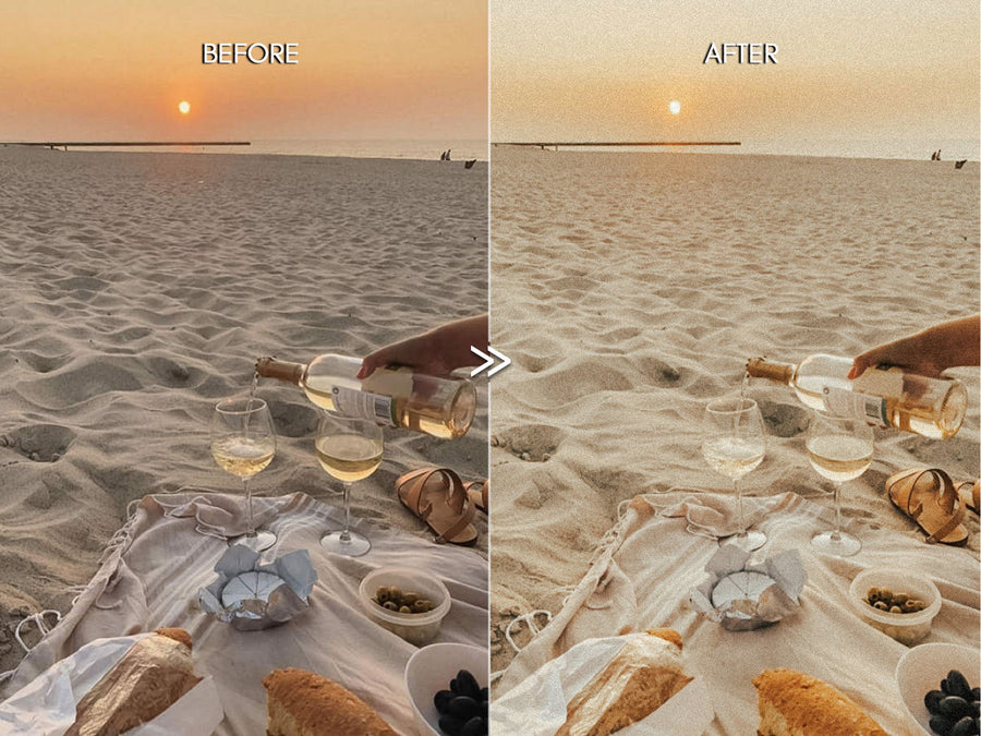 Grainy Film VINTAGE SUMMER Retro Warm Pastel Lightroom Presets