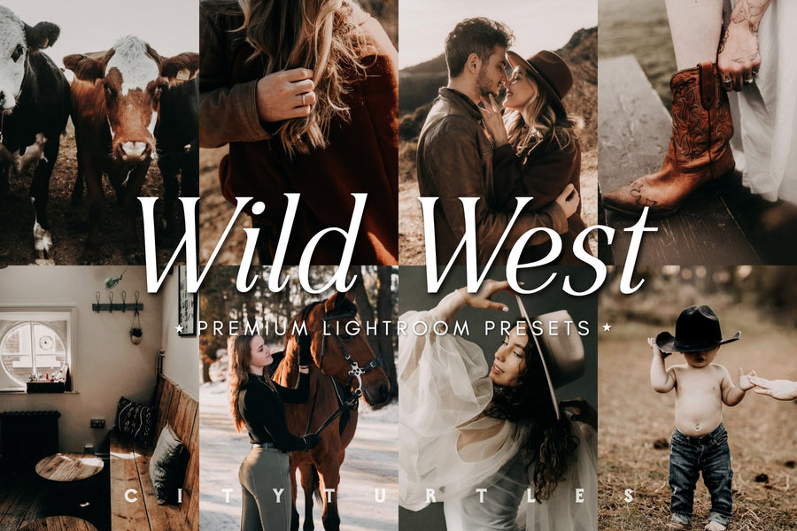 WILD WEST Moody Boho Lightroom Presets