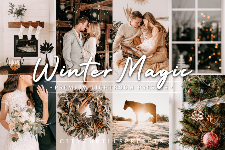 Bright Natural WINTER MAGIC Lightroom Presets